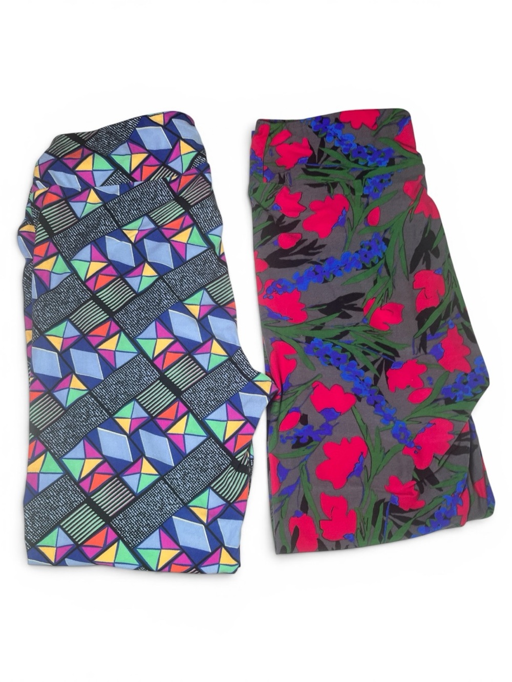 LuLaRoe Women’s Colorful Leggings Bundle, One Size Tall And Curvy